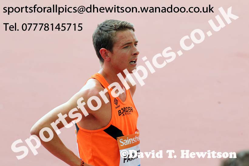 Tom Farrell 1500 metres Glasgow Diamond League. Photo: David T. Hewitson/Sports for All Pics